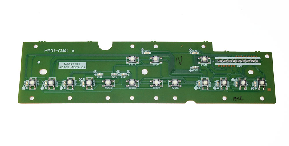 Panel board, left, Casio