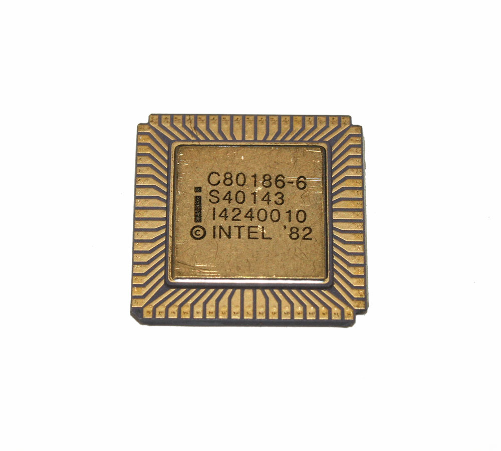 IC, 80186-6 CPU chip