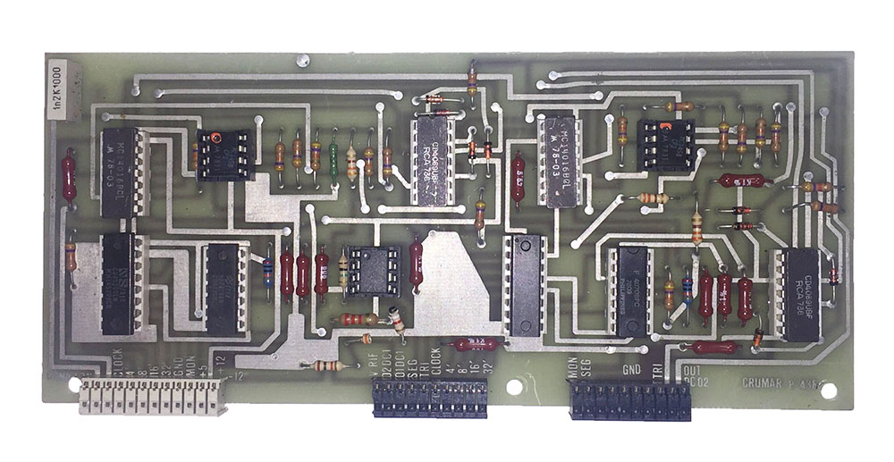 P-436 circuit board, Crumar