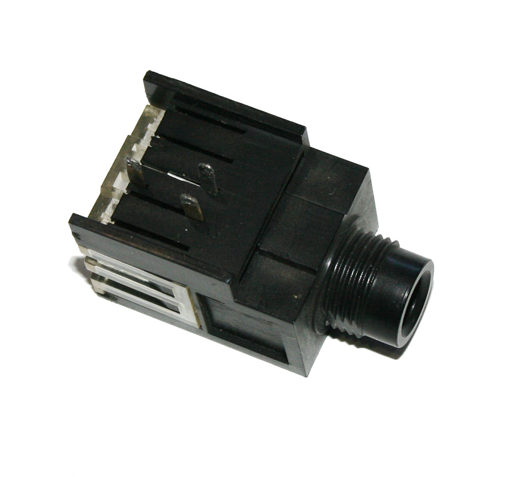 Phone jack, 1/4-inch, 3-pin PCB mount