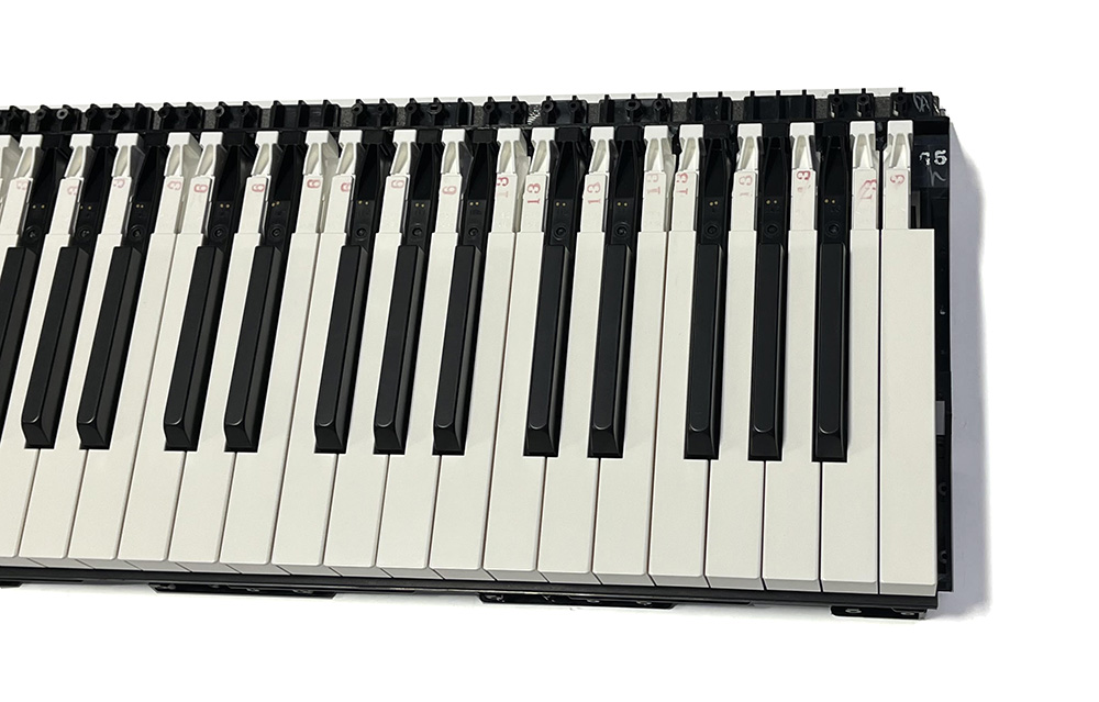 Keybed assembly, 88-note, Yamaha