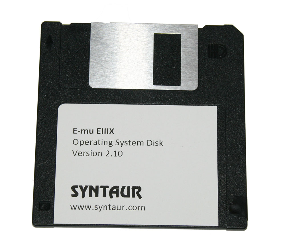 E-mu EIIIX OS Ver 2.10 disk