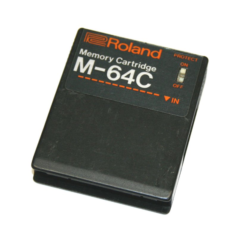 Memory cartridge, Roland M-64C 