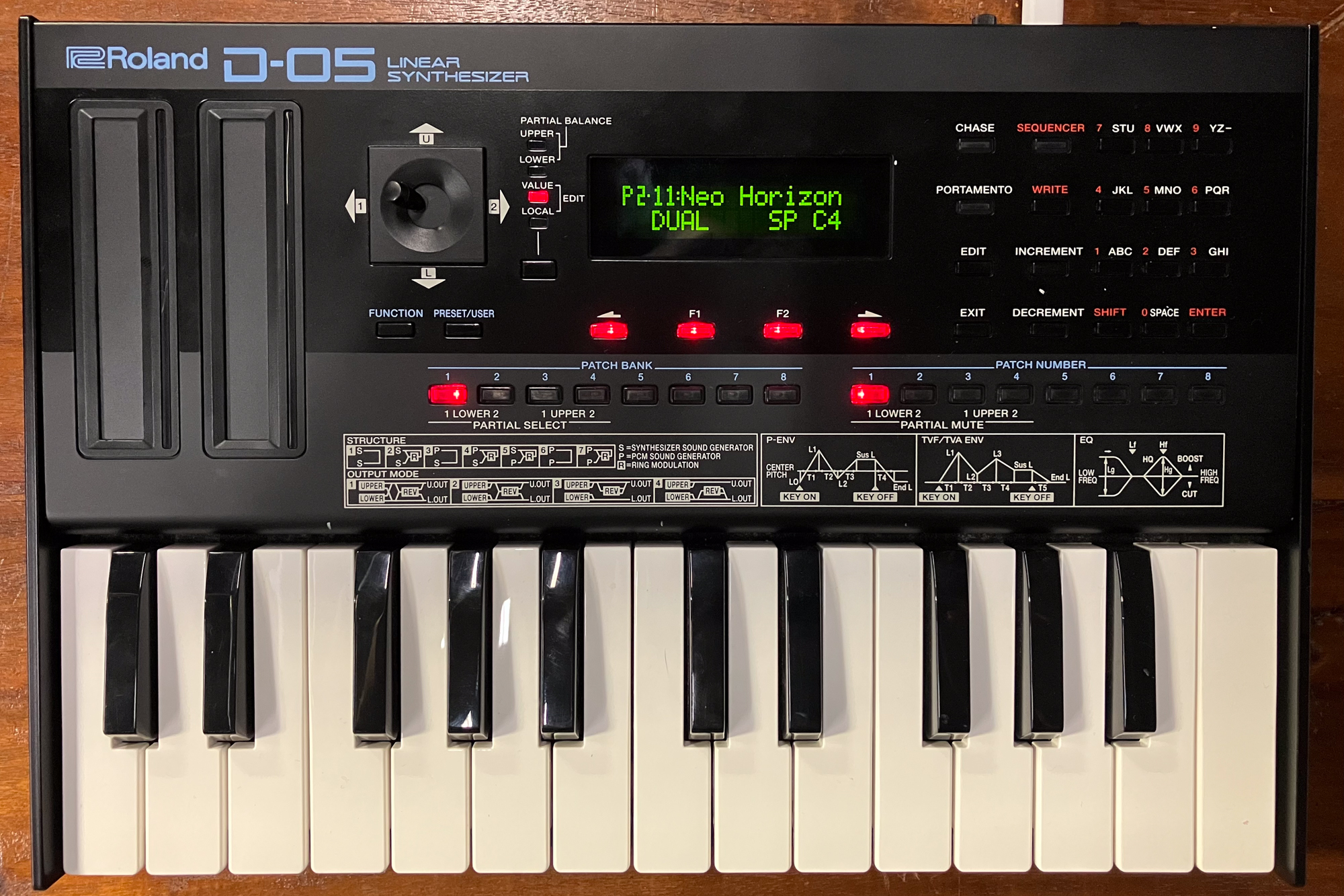 Roland D-05 with K-25m 