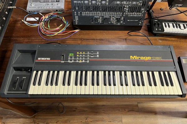 Ensoniq Mirage DSK-1 with Gotek Floppy Emulator